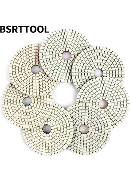 800 Bsrttool 1 Adet 100MM Elmas Parlatma Pedi Granit Mermer Islak Kullanım Beton Zımpara Pedi Elmas Aracı (Yurt Dışından) fırsatları