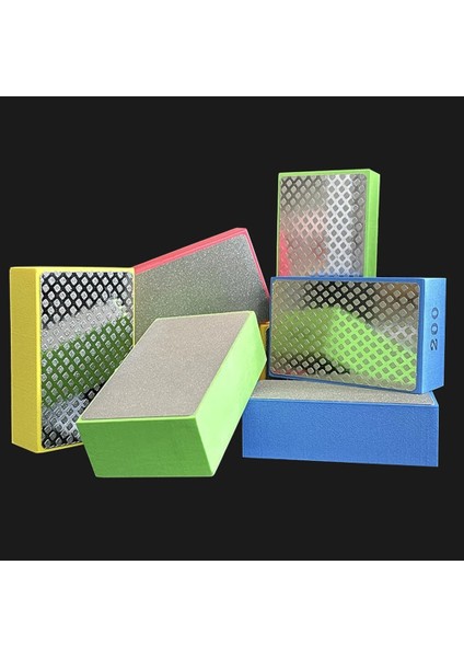 Sarı 60 Mesh B 400 Mesh Elmas Parlatma Pedleri Kiremit Cam Aşındırıcı Taşlama Bloğu Pedi Taş Mermer Seramik Aşındırıcı Zımpara Diski Parlatıcı Aracı (Yurt Dışından)