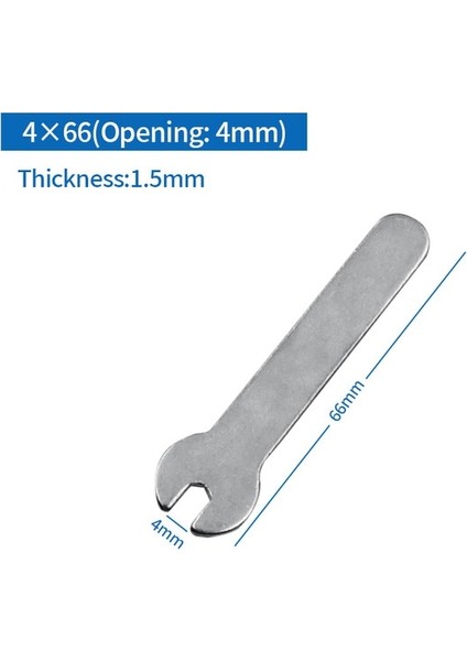 4mm 1 Adet Tek Kafalı Açık Uçlu Anahtar 4-24MM Açıklık Banyo Tutucusu Için Tek Uçlu Ultra Ince Küçük Anahtar (Yurt Dışından)