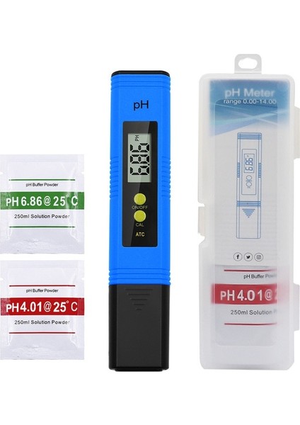 Arkadan Aydınlatma Yok Mavi Arkadan Aydınlatma Ph Ölçer 0.01 0-14 Ölçüm Aralığı ile Su Kalitesi Test Cihazı Için Yüksek Hassasiyet Uygun Akvaryum Yüzme Havuzu (Yurt Dışından)
