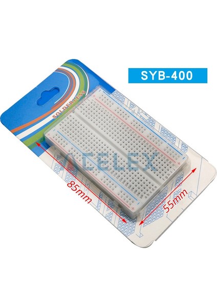 SYB-120 Syb 120 400 500 830 840 1660 MB102 Gl-12 Nokta Lehimsiz Pcb Breadboard Mini Evrensel Test Protokolü Dıy Ekmek Tahtası (Yurt Dışından) indirimleri