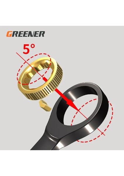 6mm Yeşil Evrensel Torx Anahtarı Ayarlanabilir Tork 8-22MM Cırcır Anahtarı Bisiklet Motosiklet Araba Tamir Araçları Mekanik Alet (Yurt Dışından) modelleri