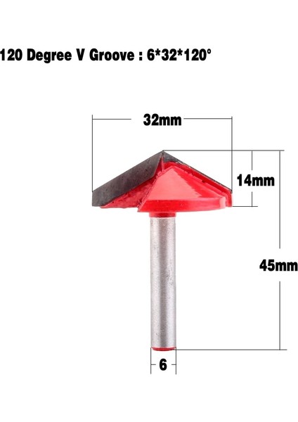 6X22X60 Derece 1 Adet 6mm V Oluk Freze Uçları Cnc Gravür Freze Kesicisi 60-150 Derece Ağaç Işleme Oyma Bıçağı Tungsten Karbür Kesme Aleti (Yurt Dışından) fırsatları