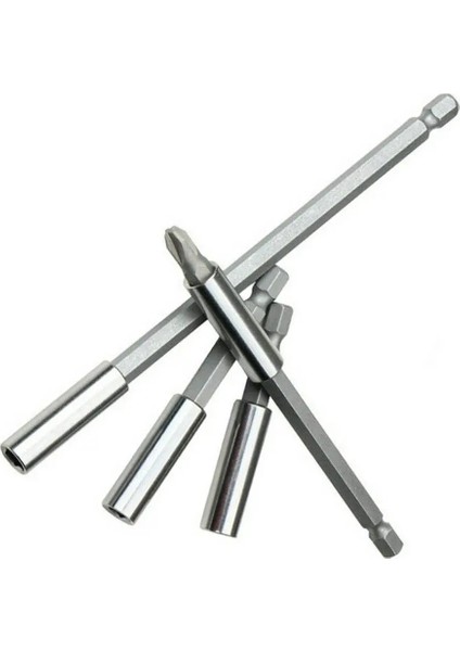 100 mm 1/4 "60/75/100/150 mm Altıgen Manyetik Soketler Vida Matkap Uçları Uzatma Hızlı Değişim Şaft Uzun Saplı Tornavida Uç Tutucu (Yurt Dışından)