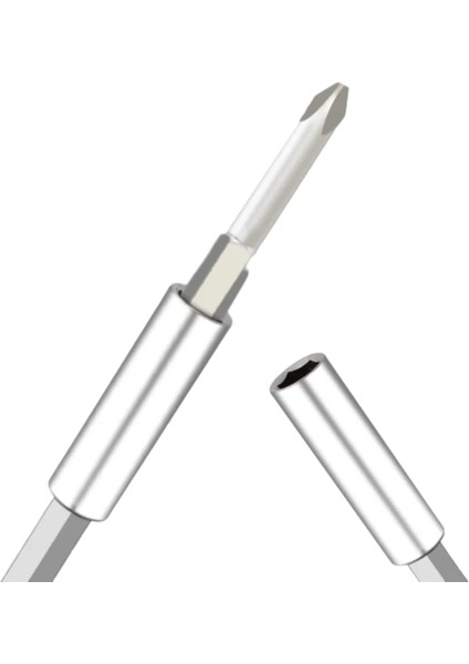 100 mm 1/4 "60/75/100/150 mm Altıgen Manyetik Soketler Vida Matkap Uçları Uzatma Hızlı Değişim Şaft Uzun Saplı Tornavida Uç Tutucu (Yurt Dışından)