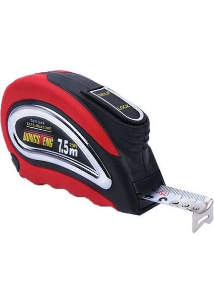 Beyaz 3MX15MM 3m 5m 7.5m Mezura Geri Çekilebilir Mezura Cetveli Otomatik Kilit Sistemi ile Inşaat Zanaat Yüklenici Marangoz Için (Yurt Dışından)
