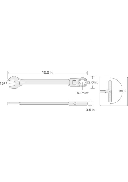7mm-1 Adet Kombinasyon Cırcır Anahtarı, Esnek Kafalı, Çift Amaçlı Cırcır Aleti, Cırcır Kombinasyon Seti.araba El Aletleri (Yurt Dışından) fırsatları