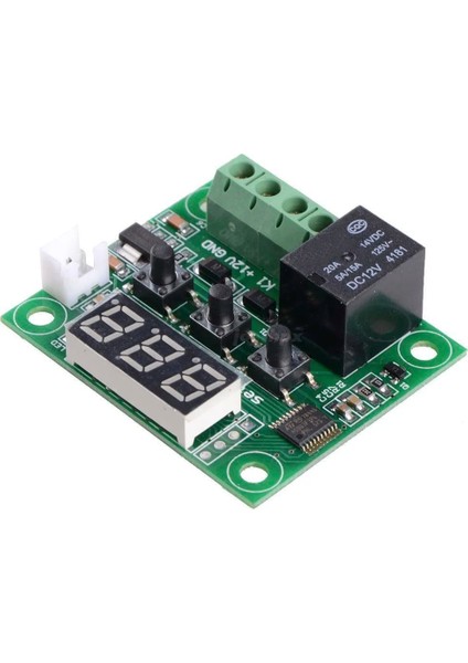 Yeşil 12 V W1209 LED Dijital Termostat Sıcaklık Kontrol Cihazı Regülatörü Dc 12 Beyaz LED Kuluçka Ev Kapalı Termoregülatör (Yurt Dışından)