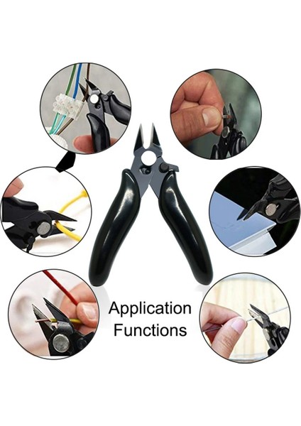 Kırmızı 3.5 Inç Çapraz Pense Küçük Yumuşak Kesim Elektronik Pense Mini Tel Kesiciler Tel Yalıtımlı Kauçuk Saplı Model El Aletleri (Yurt Dışından) fiyatları