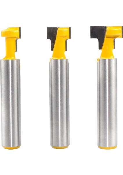 03 1 Adet 8mm Shank Freze Kesicisi Ahşap Oyma T-Yuvası Kesici Yönlendirici Bit Seti Altıgen Cıvata Anahtar Deliği Uçları T Planya Freze Kesicisi Ahşap (Yurt Dışından)