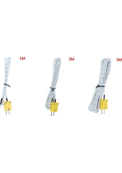 1m 1 Adet Yüksek Kaliteli Tel Sıcaklık Testi Termo Sensör Probu K-Tipi Tp-01 Termo Sensör Probu TM-902C TES-1310 (Yurt Dışından)
