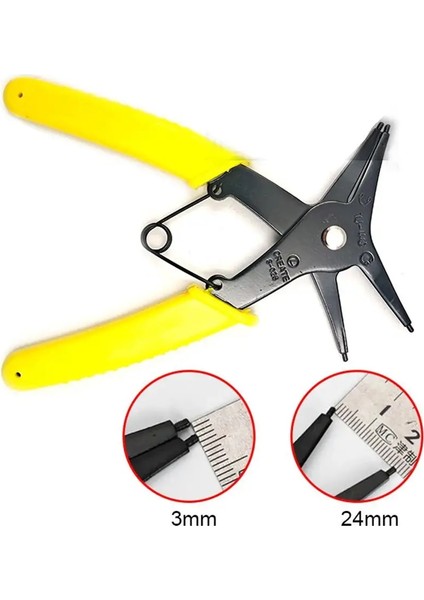 Sarı 1 Adet Dahili Harici Kart Çift Amaçlı Segman Pensesi 2'si 1 Arada Çok Fonksiyonlu Tutma Halkası Kerpeten Tamir El Aletleri (Yurt Dışından) modelleri