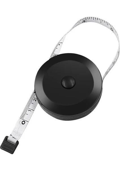 Beyaz 1.5 M 150 Cm/60 Inç Otomatik Dikiş Cetveli Metre Dikiş Mezura Geri Çekilebilir Vücut Ölçüm Cetveli Dikiş Terzi Mezura Yumuşak (Yurt Dışından)