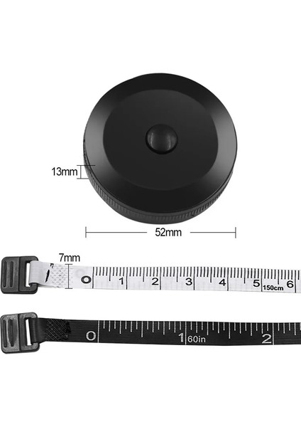 Beyaz 1.5 M 150 Cm/60 Inç Otomatik Dikiş Cetveli Metre Dikiş Mezura Geri Çekilebilir Vücut Ölçüm Cetveli Dikiş Terzi Mezura Yumuşak (Yurt Dışından) indirimleri