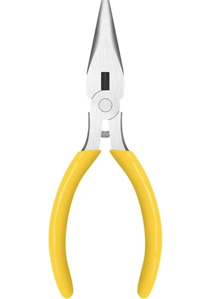 Uzun Burun Taşınabilir Dayanıklı Karbon Çelik Dövme Mücevherat Pense Hafif Yapma Boncuk Mini Pense Aracı Yuvarlak Düz Uzun Burun (Yurt Dışından)