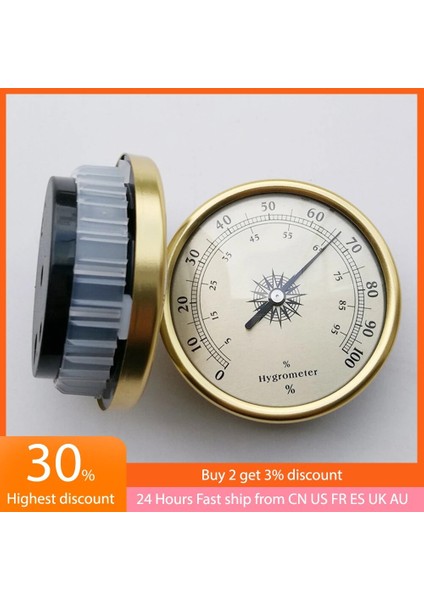 Profesyonel Termometre Higrometre Kapalı Geniş Ekran Duvara Monte Atölye Nem/sıcaklık Ölçüm Cihazı (Yurt Dışından)