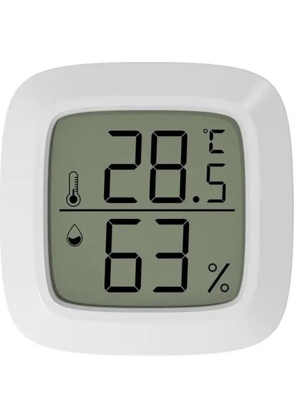 Beyaz Santigrat LCD Dijital Ekran Termometre Higrometre Kapalı Oda Elektronik Sıcaklık Nem Ölçer Sensör Ölçer Hava Istasyonu Kaynağı (Yurt Dışından)