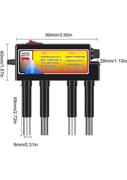 Abd Ev Su Kalitesi Elektroliz Elektroliz Su Araçları Elektroliz Demir Çubuklar Su Test Cihazı Elektrolizör Ev Abd/ab (Yurt Dışından)