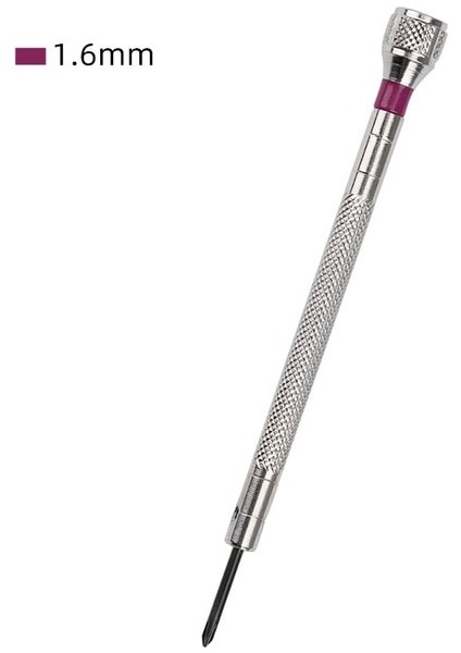 1.6mmcross Yüksek Karbon Çelik 0.6mm-2.0mm Saatçiler Hassas Tornavidalar Saat Gözlükleri Düz Bıçak Küçük Aksesuarlar Tamir Tornavida Araçları (Yurt Dışından)