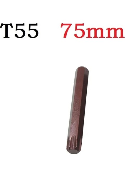 75MM-T55 Manyetik Torx Tornavida Uçları 30/75MM T20 T25 T30 T40 T45 T50 T55 Hex Shank Elektrikli Tornavida Bit Darbeli Tornavida (Yurt Dışından)