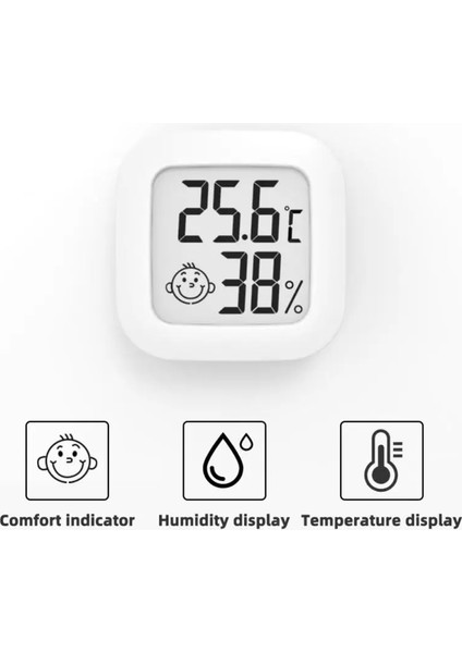 Mavi Mini LCD Dijital Termometre Higrometre Kapalı Oda Elektronik Sıcaklık Nem Ölçer Sensörü Ölçer Ev Için Hava Istasyonu (Yurt Dışından)