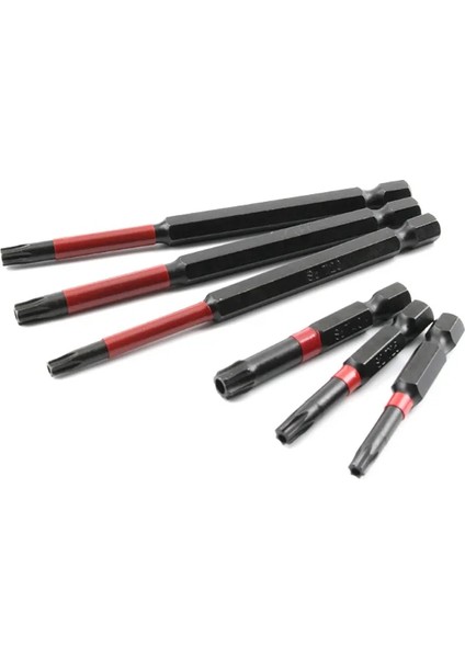 50MM Uzunluk T10 Bir Adet Kaymaz Torx Tornavida Uçları 1/4 "shank Manyetik Elektrikli Yıldız Tornavida Kafası T8 T9 T10 T15 T20 T25 T27 T30 T40 (Yurt Dışından) fiyatları