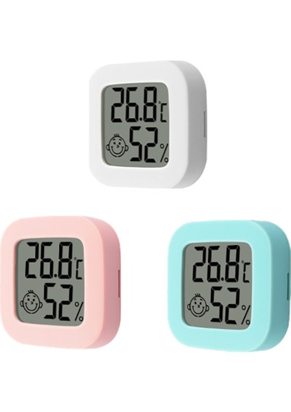 Tip B Mini Iç Mekan Termometresi LCD Dijital Sıcaklık Odası Higrometre Ölçer Sensörü Nem Ölçer Iç Mekan Termometresi Sıcaklık (Yurt Dışından)