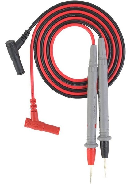 1000V 10A Uç 1 Çift Dijital Multimetre Probu Yumuşak Silikon Tel Iğne Ucu Timsah Klipsli Evrensel Test Uçları LED Test Cihazı Için Multimetre (Yurt Dışından) modelleri