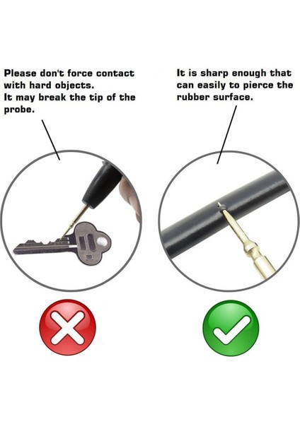 1000V 10A Uç 1 Çift Dijital Multimetre Probu Yumuşak Silikon Tel Iğne Ucu Timsah Klipsli Evrensel Test Uçları LED Test Cihazı Için Multimetre (Yurt Dışından) fırsatları