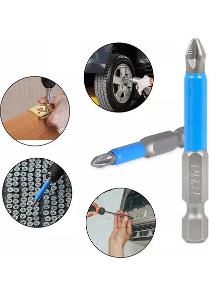 100MM 1 Adet 1/4 "hex Shank Manyetik Ph2 Uzun Erişimli Elektrik Arc Tornavida Uçları Seti Kesinlik Tek Phillips Çapraz Kafa Elektrikli Aletler (Yurt Dışından) fiyatları