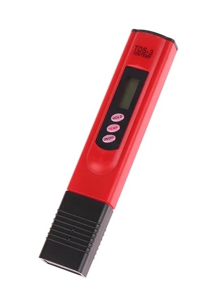 Kırmızı 1 Adet Taşınabilir LCD Dijital Tds Su Kalitesi Test Cihazı Ev Su Test Kalemi Filtre Ölçer Ölçme Araçları Akvaryum Havuzu (Yurt Dışından)