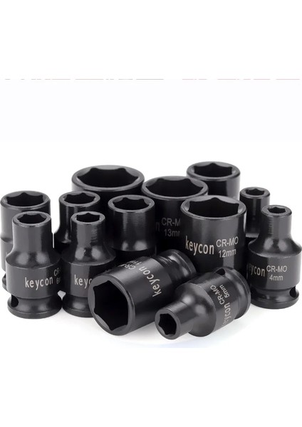 49MM 4mm 1/4 Inç Hava Soket Adaptörü Evrensel Pnömatik Lokma Anahtar Kafa Elektrikli Darbeli Anahtar Hava Darbe Anahtarı (Yurt Dışından)