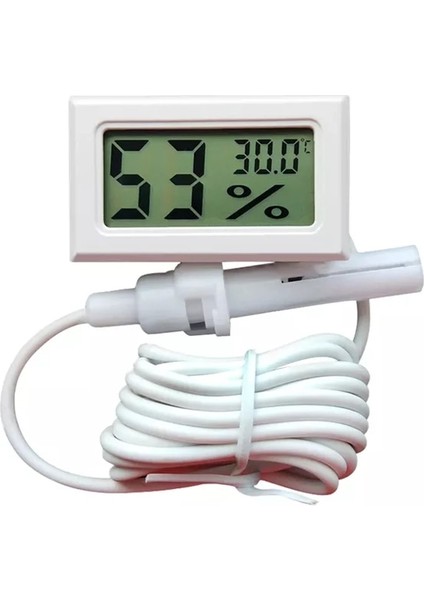 Telsiz Siyah 1 Adet Mini Dijital LCD Kapalı Termometre Higrometre Kapalı Uygun Sıcaklık Sensörü Nem Ölçer Ölçer Aletleri Kablo (Yurt Dışından) modelleri