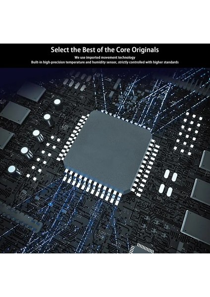 Beyaz Santigrat LCD Dijital Ekran Termometre Higrometre Kapalı Oda Elektronik Sıcaklık Nem Ölçer Sensör Ölçer Hava Istasyonu Kaynağı (Yurt Dışından)