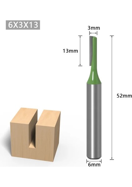6.35X12X30 1 Adet 1/4 6mm Shank Düz Bit Düzeltici Temizleme Gömme Trim Ahşap Karbür Yönlendirici Bit Freze Kesiciler Ağaç Işleme Araçları Kesiciler (Yurt Dışından) fırsatları