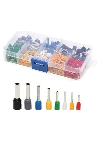 400 Adet Terminal Zowobuy Boru Şeklindeki Terminal Sıkma Araçları Mini Elektrikçi Pense El Aletleri Hsc8 6-4 0.06-10MM² 28-7AWG Yüksek Hassasiyetli Pense S (Yurt Dışından)