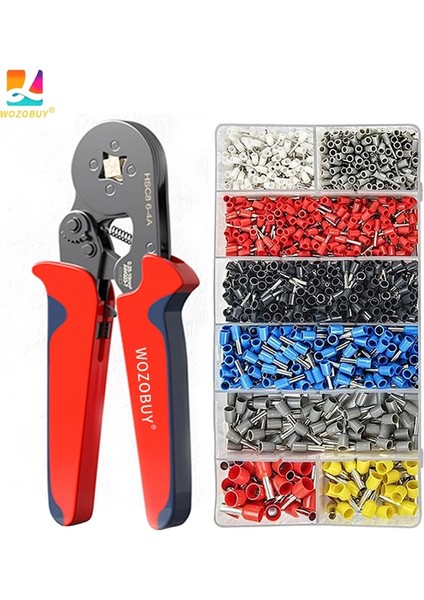400 Adet Terminal Zowobuy Boru Şeklindeki Terminal Sıkma Araçları Mini Elektrikçi Pense El Aletleri Hsc8 6-4 0.06-10MM² 28-7AWG Yüksek Hassasiyetli Pense S (Yurt Dışından)