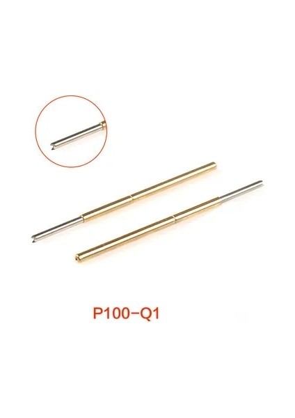P100-Q1 20 Adet/torba Yay Testi Pimi P100-A2 A3 B1 E2 E3 H2 H3 H4 H5 J1 Q1 Q2 T2 Lm2 LM3DIŞ Çap 1.36MM Uzunluk 33.5mm Pcb Probu (Yurt Dışından)