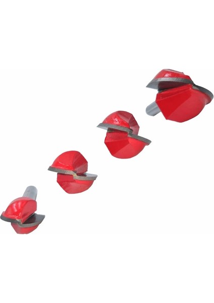 A-01 6/6.35MM Shank Yuvarlak Uçlu Yönlendirici Bit Yuvarlak Freze Kesici Ahşap Cnc Yarıçapı Çekirdek Kutusu Katı Karbür Matkap Ucu Woofworking Araçları (Yurt Dışından) fırsatları