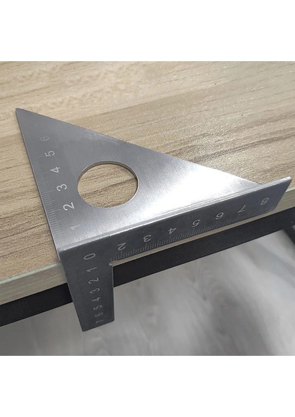 7 Inç Alüminyum Paslanmaz Çelik Açı Cetvel Iletki Çok Fonksiyonlu Ağaç Işleme 45 90 Derece Ölçüm Işaretleme Ölçer Açı Iletki Cetveller (Yurt Dışından) fiyatları