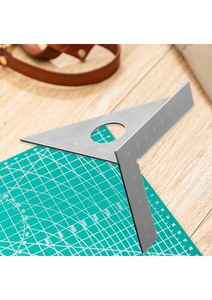 7 Inç Alüminyum Paslanmaz Çelik Açı Cetvel Iletki Çok Fonksiyonlu Ağaç Işleme 45 90 Derece Ölçüm Işaretleme Ölçer Açı Iletki Cetveller (Yurt Dışından) indirimleri