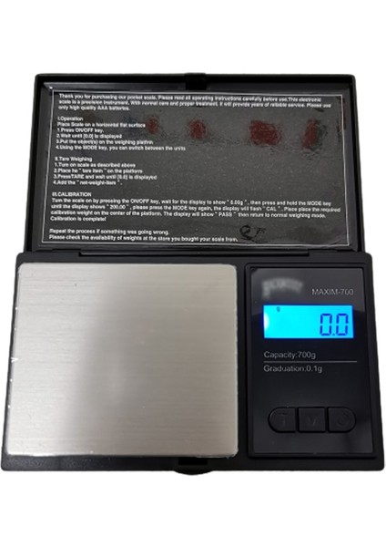 3-08 Cs 700G Elektronik Dijital Mutfak Terazisi 0.1g Cep Takı Terazisi LCD Ekran (Yurt Dışından)