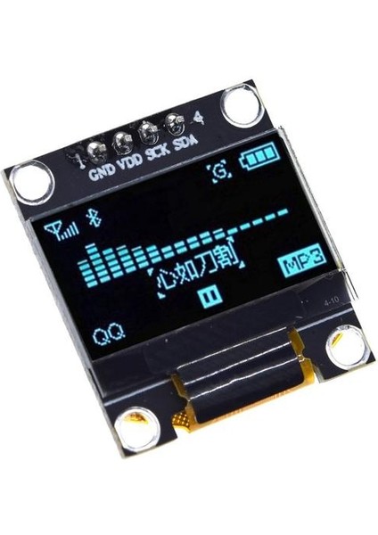 Sarı Mavi 0.96 Inç OLED Iıc Seri Beyaz OLED Ekran Modülü 128X64 I2C SSD1306 12864 LCD Ekran Panosu Gnd Vdd Sck Sda Arduino Için (Yurt Dışından)