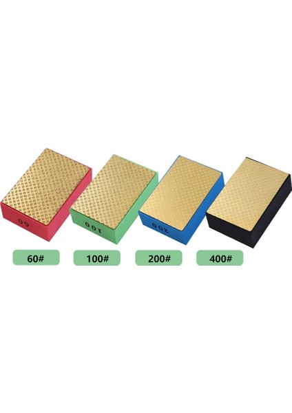 60 Grit Elmas El Parlatma Pedi Taş Silecek Taşlama Blok Pedleri Kiremit Cam Aşındırıcı Blok Pedi Mermer Seramik Aşındırıcı Zımpara Diski (Yurt Dışından) fırsatları