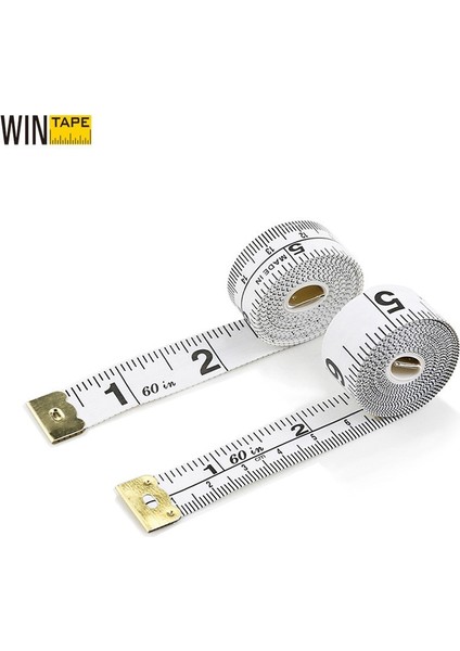 Beyaz Mezura Vücut Ölçüm Cetveli Dikiş Terzi Yumuşak Düz Cetvel Santimetre Inç Ölçekli Ölçüm Ölçüm Bandı 150 Cm/60 Inç (Yurt Dışından) fiyatları