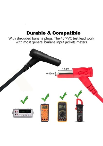 Sıradan 1000V 10A 10A 20A 1000V Prob Testi Pin Dijital Multimetre Iğne Ucu Çok Metre Test Cihazı Kurşun Probu Tel Kalem Kablosu (Yurt Dışından) fırsatları