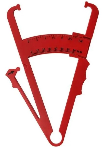 Sebum Kaliper Kırmızı Taşınabilir Dijital Yağ Ölçer Yağ Klip Yağ Ölçer Sebum Forseps Sebum Ölçer Sebum Kaliper Inç Bel Ölçüsü (Yurt Dışından)