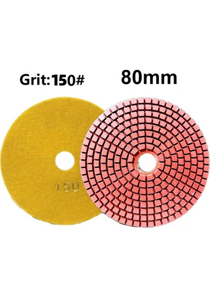 1000 3 Inç 80MM Kuru/ıslak Elmas Parlatma Pedleri Araba Far Tamir Ahşap Cam Taş Zımpara Matkap Öğütücü Döner Aletler (Yurt Dışından)
