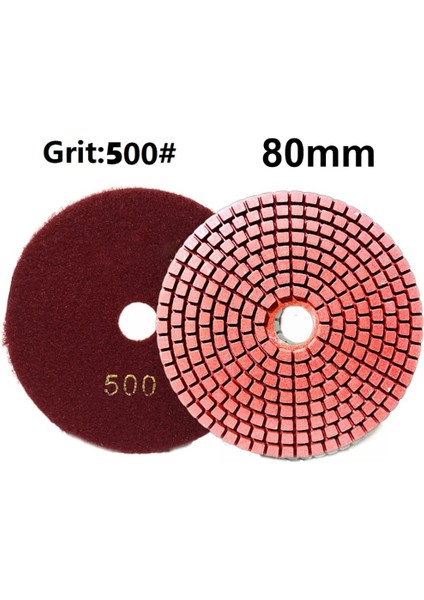 1000 3 Inç 80MM Kuru/ıslak Elmas Parlatma Pedleri Araba Far Tamir Ahşap Cam Taş Zımpara Matkap Öğütücü Döner Aletler (Yurt Dışından)