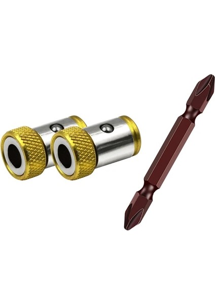 3 Adet Sarı Set Tornavida Manyetik Halka 1/4 ''evrensel Tornavida Kafası Manyetik Halka Aksesuarları 6.35MM Shank Elektrikli Tornavida Uçları (Yurt Dışından)